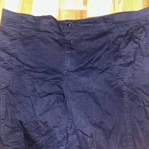 croft and barrow size 24w black pants